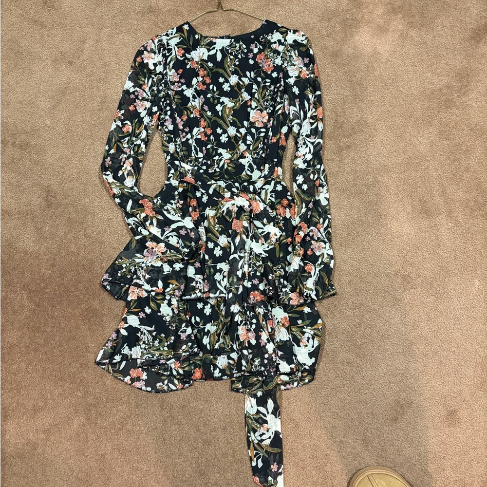 Floral Long Sleeve Dress